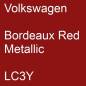 Preview: Volkswagen, Bordeaux Red Metallic, LC3Y.